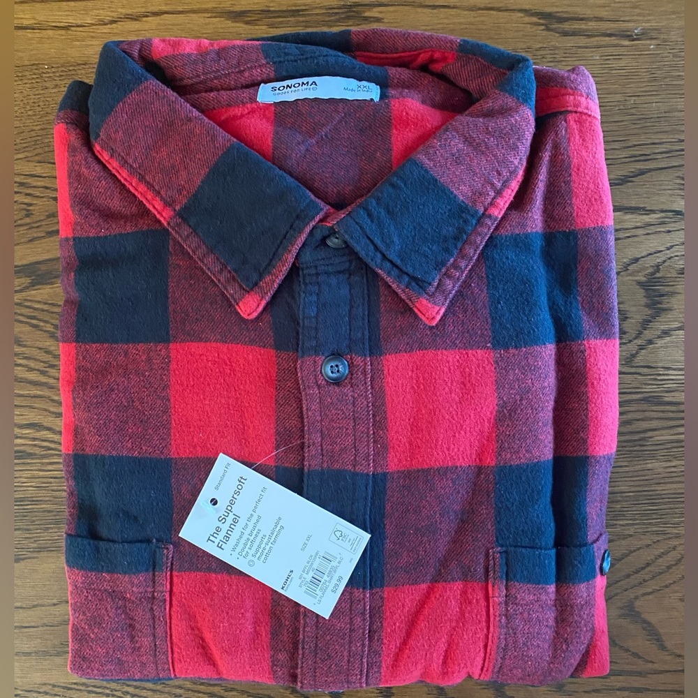Men’s Sonoma buffalo plaid flannel